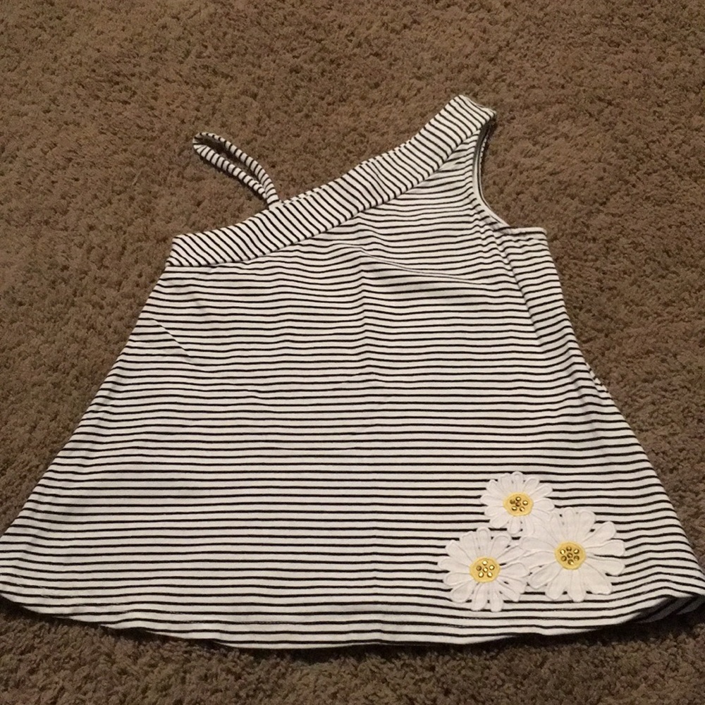 Vintage Gymboree Lady Daisy striped Daisy top Sz 9